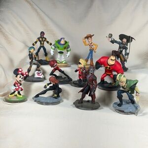 Bundle of 12 Disney Infinity Figures Mixed Lot